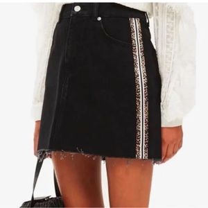 TopShop mini denim skirt